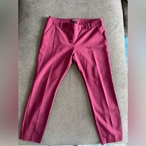 Women’s Express Columnist burgundy dress pants